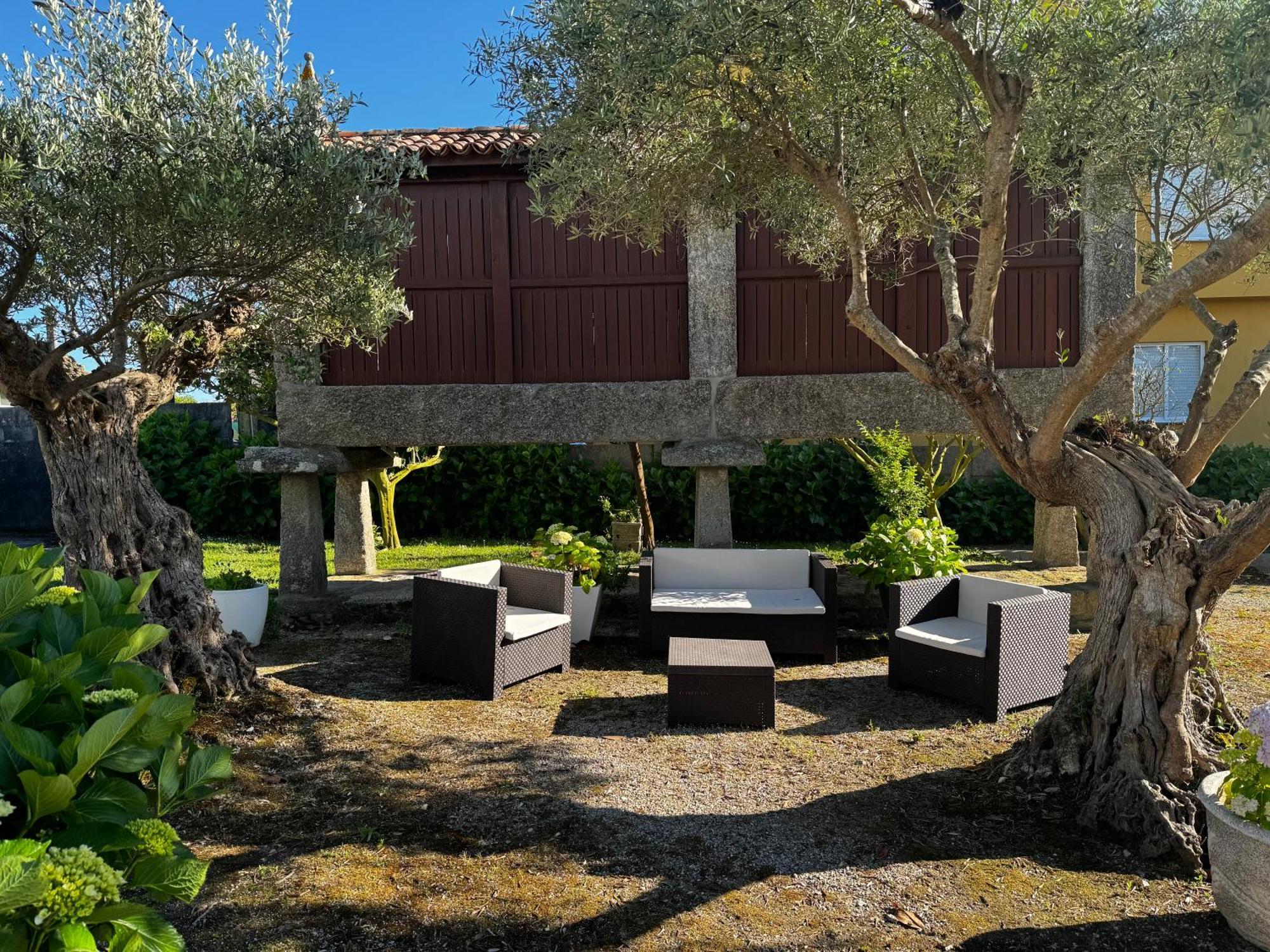 Hotel Delfin Azul Playa de la Lanzada エクステリア 写真